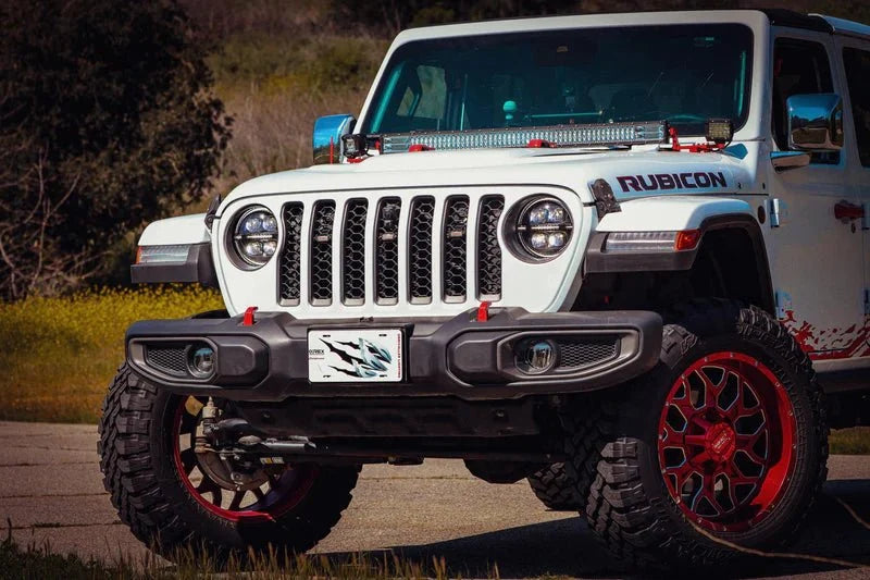 2018-2025 Jeep Wrangler JL / Gladiator JT NOVA-Series Bi-LED Projector Headlights Alpha-Black