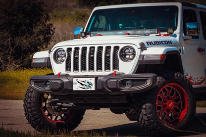 2018-2025 Jeep Wrangler JL / Gladiator JT NOVA-Series Bi-LED Projector Headlights Alpha-Black