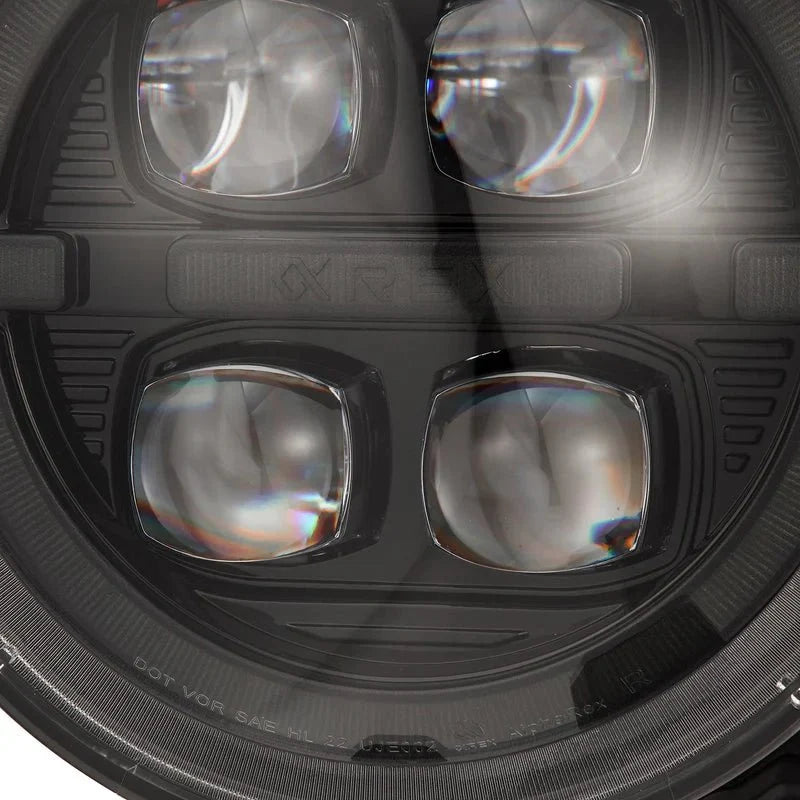 2018-2025 Jeep Wrangler JL / Gladiator JT NOVA-Series Bi-LED Projector Headlights Alpha-Black