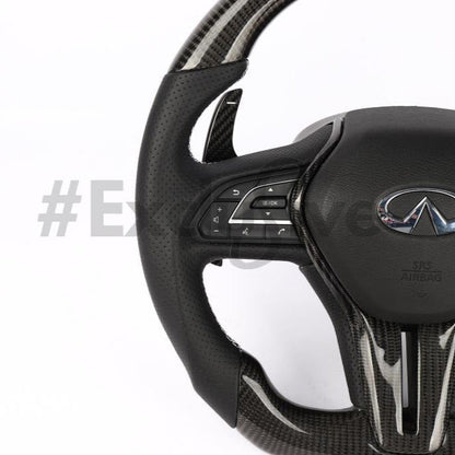 2017-2020  Infiniti Q50 Q60 Custom Steering Wheel by Exclusive Steering