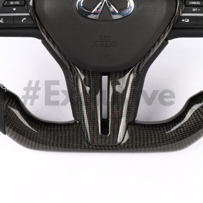 2017-2020  Infiniti Q50 Q60 Custom Steering Wheel by Exclusive Steering