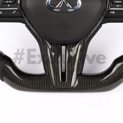2017-2020  Infiniti Q50 Q60 Custom Steering Wheel by Exclusive Steering