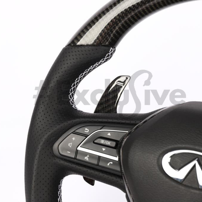 2017-2020  Infiniti Q50 Q60 Custom Steering Wheel by Exclusive Steering