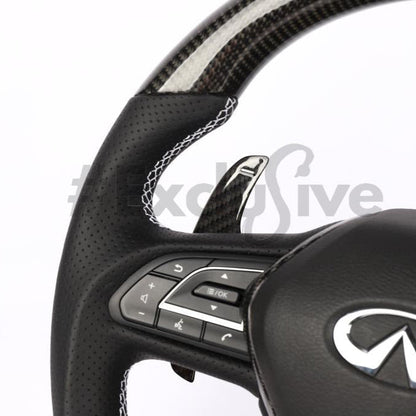 2017-2020  Infiniti Q50 Q60 Custom Steering Wheel by Exclusive Steering