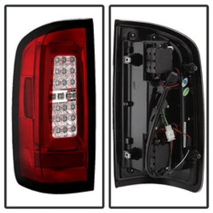 Spyder Chevy Colorado 2015-2017 Light Bar LED Tail Lights - Red Clear ALT-YD-CCO15-LED-RC 5085269