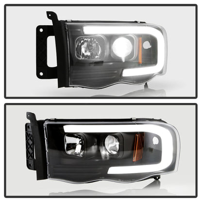 Spyder Dodge Ram 1500 02-05/Ram 2500/3500 03-05 High-Power LED Headlights - Black PRO-YD-DR02V2PL-BK 5088079