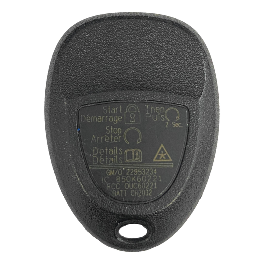 GMC Savana 2008-2026 OEM 5 Button Keyless Entry Remote OUC60221 / OUC60270