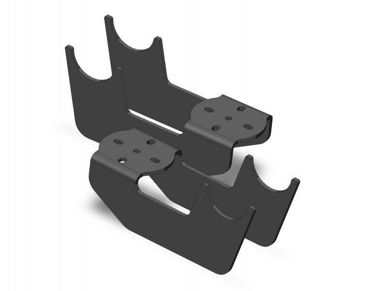 Adjustable Rear Air Bag Mounts - 3" Axle (Weld-On)