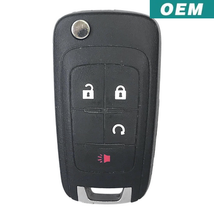 Chevrolet Equinox Impala 2010-2021 OEM 4 Button Flip Key Remote OHT01060512