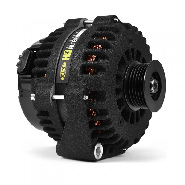 XDP Wrinkle Black HD High Output Alternator XD355