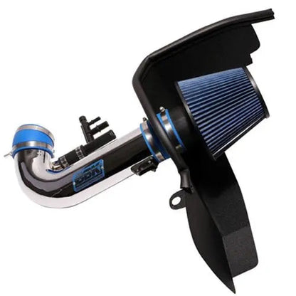 Ford Mustang GT Cold Air Intake Kit Powder Coated Chrome 15-17