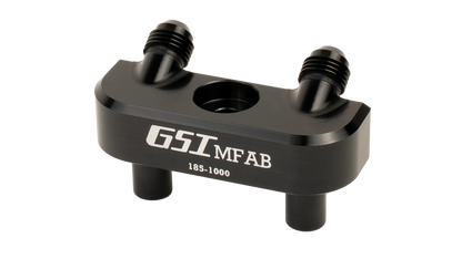 Billet Aluminum Transmission Cooler Manifold (45° Angle)