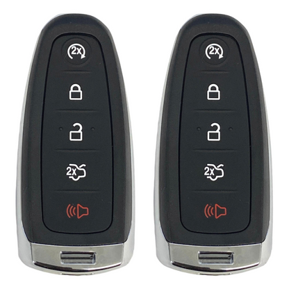 Ford 5 Button Smart Key Remote 2011-2020 for FCC: M3N5WY8609 (2 Pack)