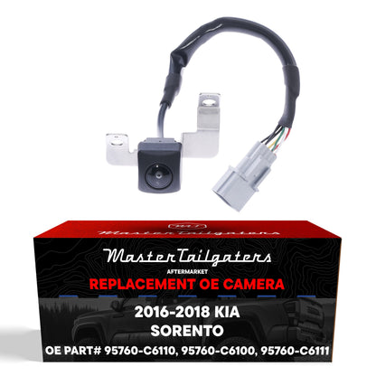 Kia Sorento w/o AVM, w/ Navigation System (2016-2018) OEM Replacement Backup Camera OE Part # 95760-C6100, 95760-C6110, 95760-C6111