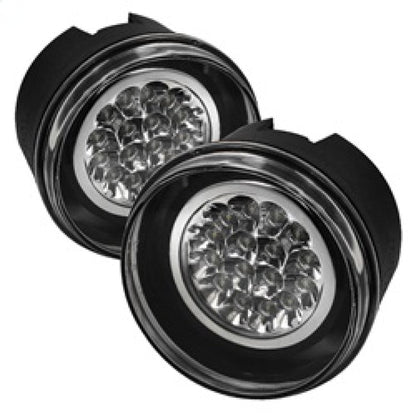 Spyder Jeep Grand Cherokee 05-09/Commander 06-08 LED Fog Lights w/Switch Clear FL-LED-JGC05-C 5015686