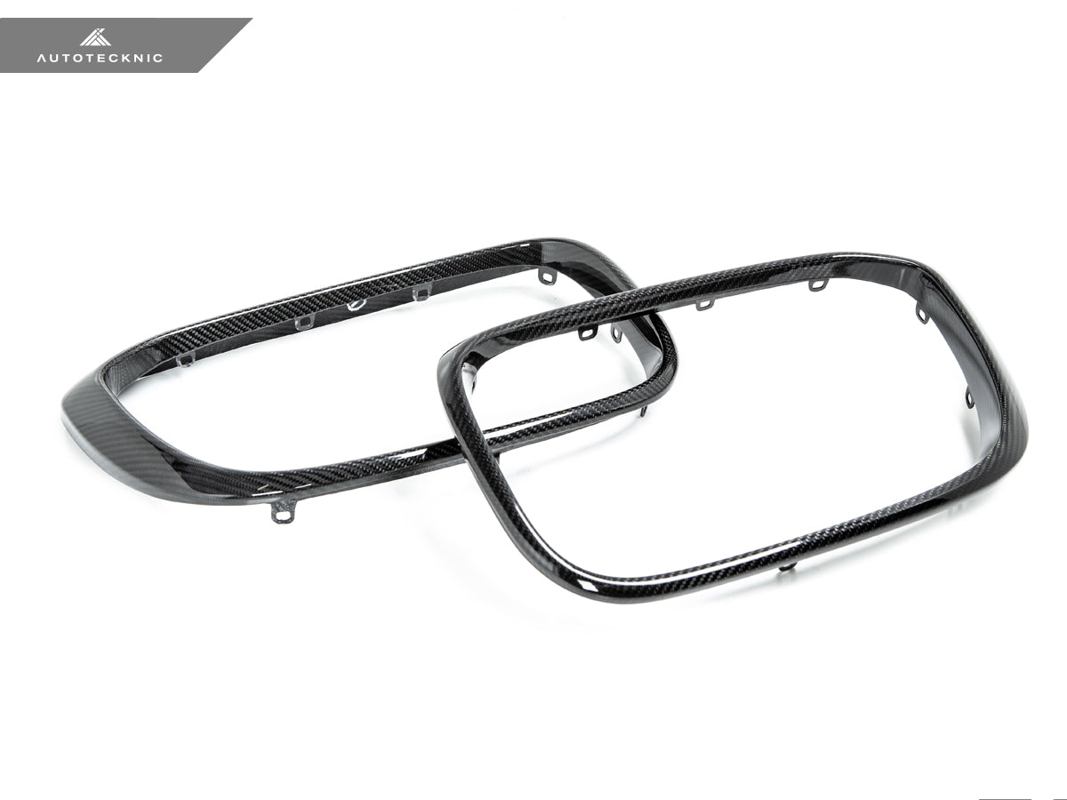 AutoTecknic Replacement Dry Carbon Grille Surround Set - BMW F97 X3M | F98 X4M