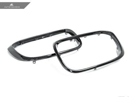 AutoTecknic Replacement Dry Carbon Grille Surround Set - BMW G01 X3 | G02 X4 Pre-LCI