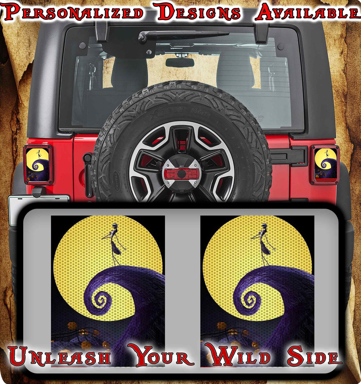 Jack taillights cover decal 18