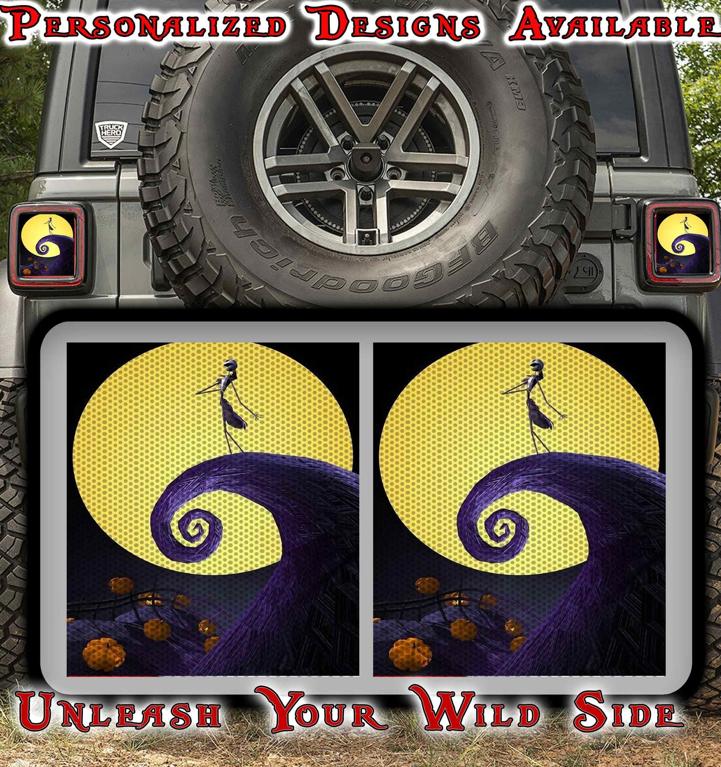 Jack taillights cover decal 18