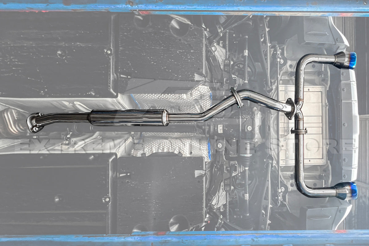2022-Present Toyota GR86 Subaru BRZ Cat Back Dual Tips Exhaust Kit