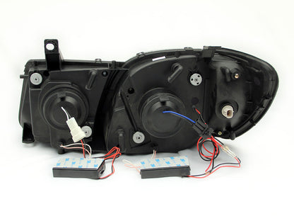 Anzo 1998-2007 Lexus Lx470 Projector Headlights w/ Halo Black (CCFL)
