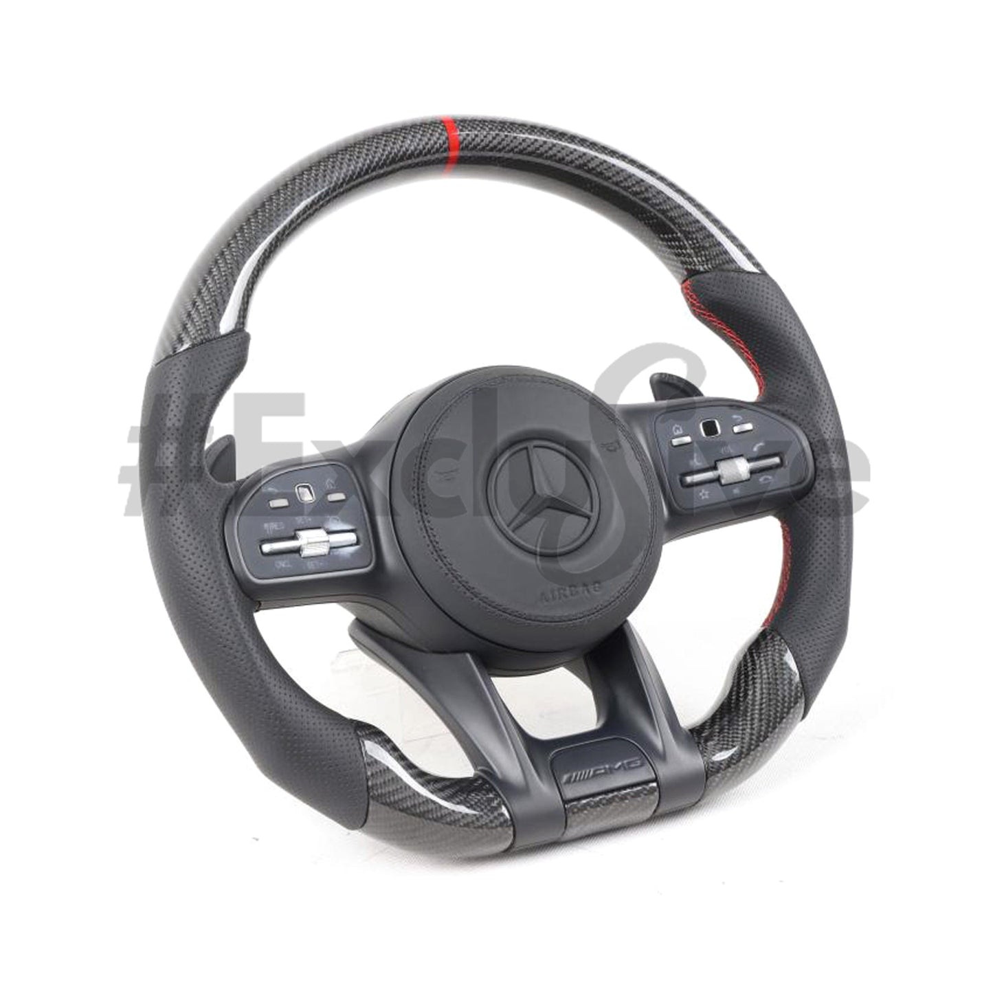 [Upgrade Conversion] Mercedes Benz 2018+ AMG Model Custom Steering Wheel by Exclusive Steering
