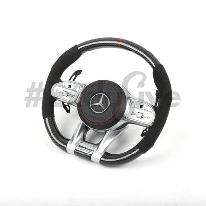 [Upgrade Conversion] Mercedes Benz 2018+ AMG Model Custom Steering Wheel by Exclusive Steering