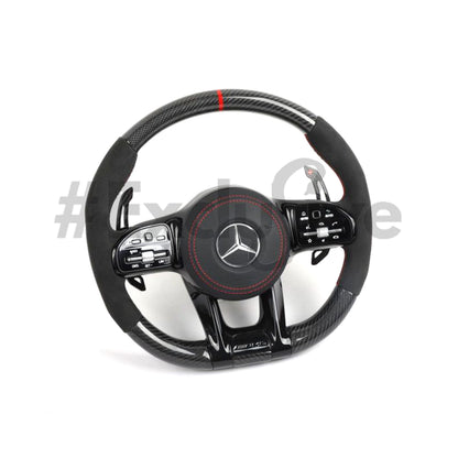 [Upgrade Conversion] Mercedes Benz 2018+ AMG Model Custom Steering Wheel by Exclusive Steering
