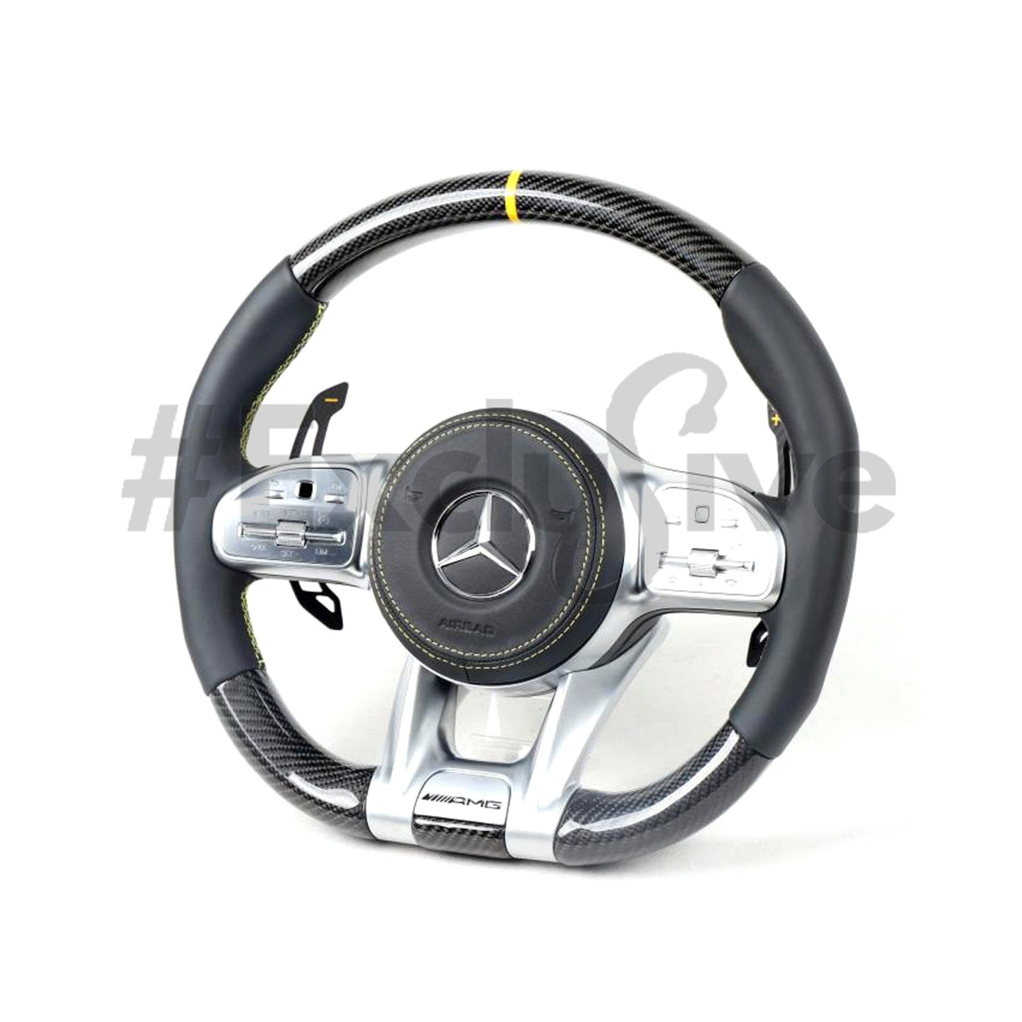 [Upgrade Conversion] Mercedes Benz 2018+ AMG Model Custom Steering Wheel by Exclusive Steering