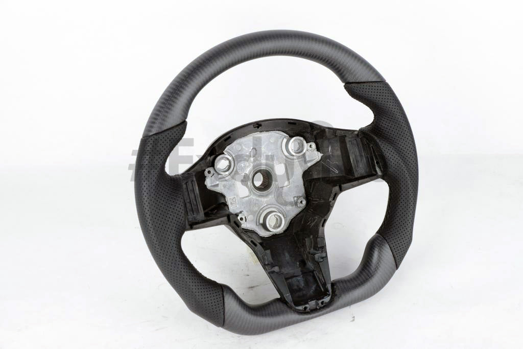 Tesla Model 3 & Model Y Custom Steering Wheel by Exclusive Steering