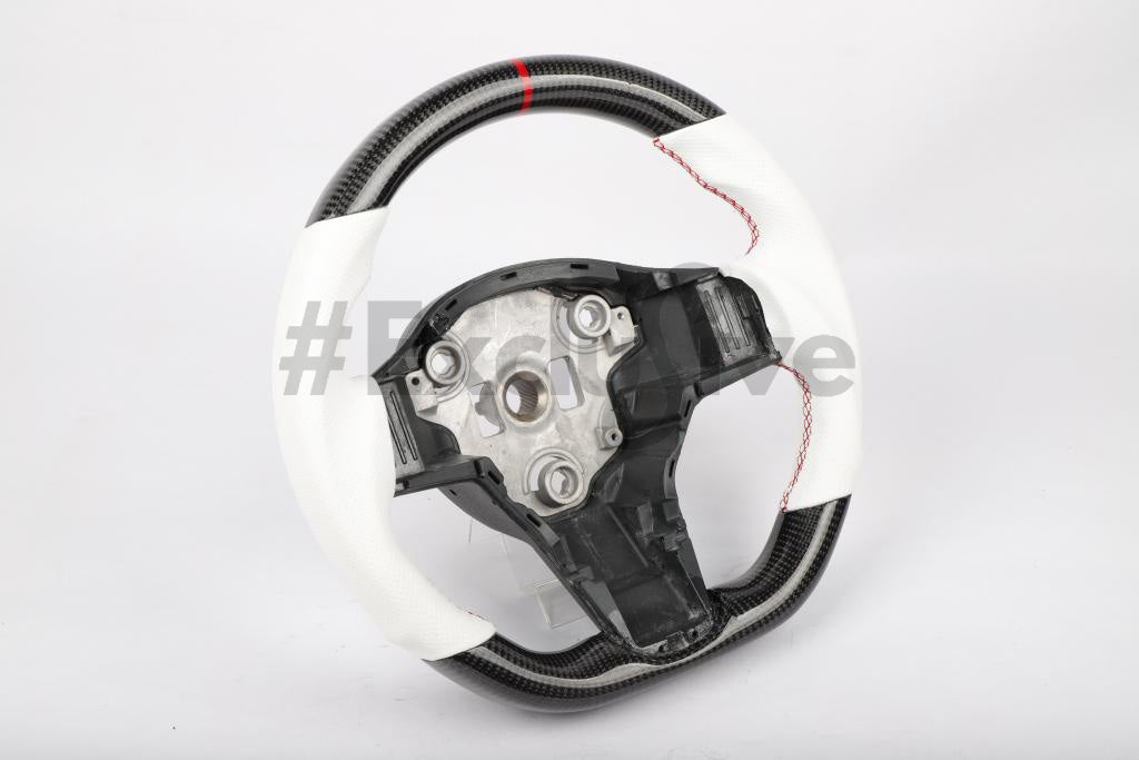 Tesla Model 3 & Model Y Custom Steering Wheel by Exclusive Steering