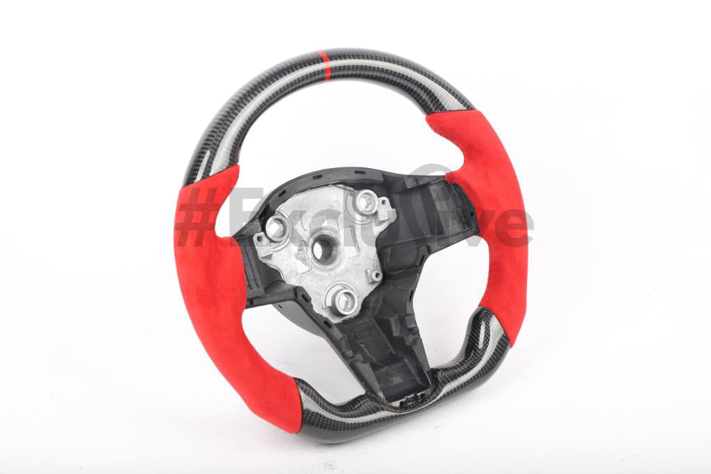 Tesla Model 3 & Model Y Custom Steering Wheel by Exclusive Steering
