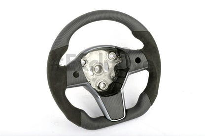 Tesla Model 3 & Model Y Custom Steering Wheel by Exclusive Steering