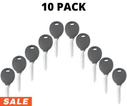 Transponder Key Y164 for Chrysler Dodge Jeep 2004-2019 | Aftermarket (10 PACK)