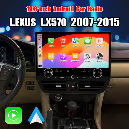 19.8 inch Android Car Radio For Lexus LX570 2007-2015 Car Stereo CarPlay Multimedia Player