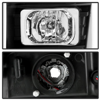 Spyder Ford F250/350/450 11-16 V2 High-Power LED Headlights-White Light Bar-Black PRO-YD-FS11V2PL-BK 5087898