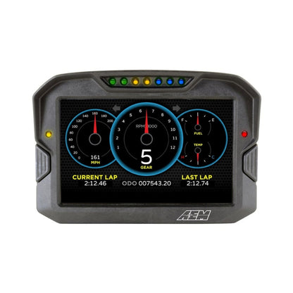 AEM CD-7 Non Logging Race Dash Carbon Fiber Digital Display (CAN Input Only)