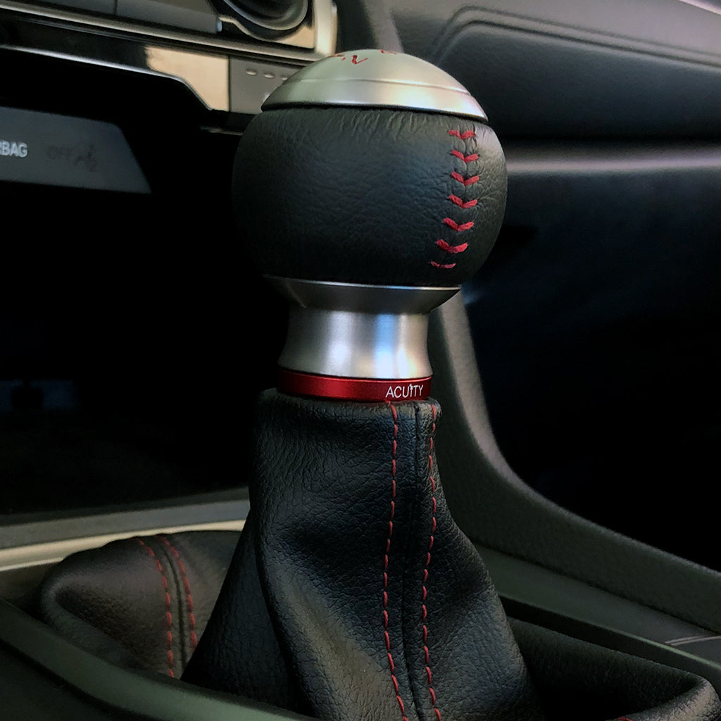 Shift Boot Collar Upgrade (Satin Red Aluminum Finish)