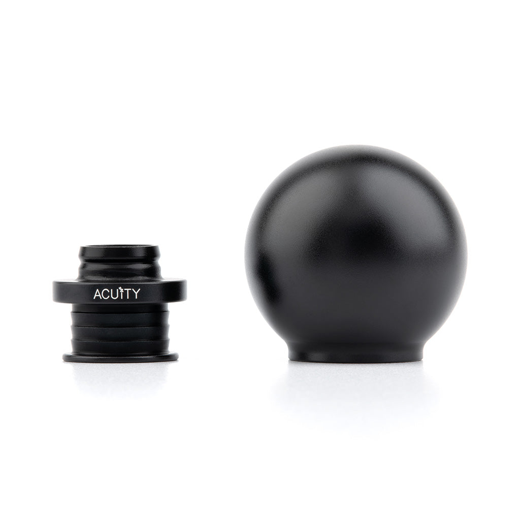 POCO Low-Profile Shift Knob in Satin Black Anodized Finish
