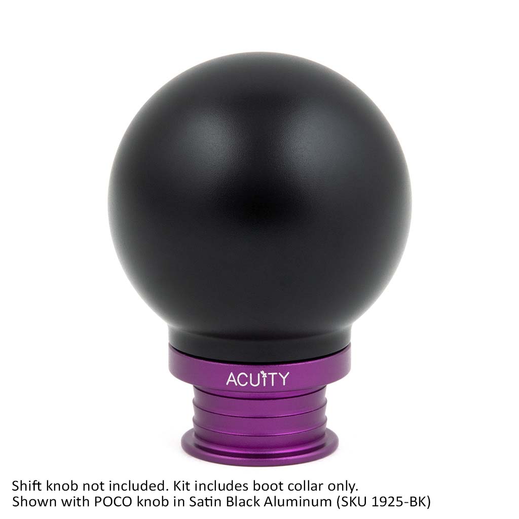 Satin Purple Aluminum Shift Boot Collar for POCO Shift Knobs