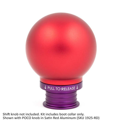 Satin Purple Aluminum Shift Boot Collar for POCO Shift Knobs
