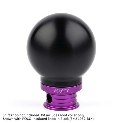 Satin Purple Aluminum Shift Boot Collar for POCO Shift Knobs