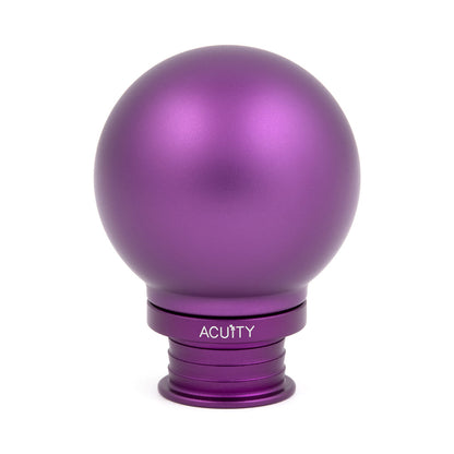POCO Low-Profile Shift Knob in Satin Purple Anodized Finish