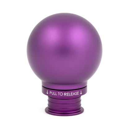 POCO Low-Profile Shift Knob in Satin Purple Anodized Finish