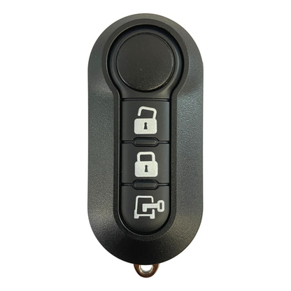 Fiat Dodge White 3 Button Flip Key Remote 2012-2022 For 2ADFTF12AM433TX / LTQF12AM433TX | Aftermarket
