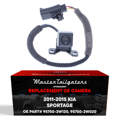 Kia Sportage w/o Navi (2011-2012), Sportage w/ Navi (2014-2015) OEM Replacement Backup Camera OE Part # 95750-3W120, 95750-3W020