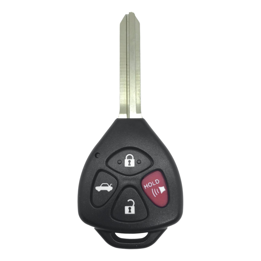 Toyota Avalon Corolla 4 Button Remote Head Key 2008-2012 For GQ4-29T (4D67) | Aftermarket (2 Pack)