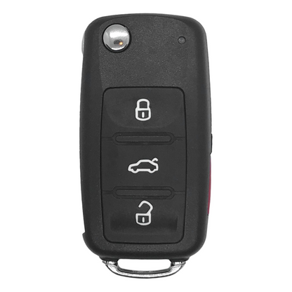 Volkswagen OEM 4 Button Flip Key Remote 2011-2016 NBG010180T