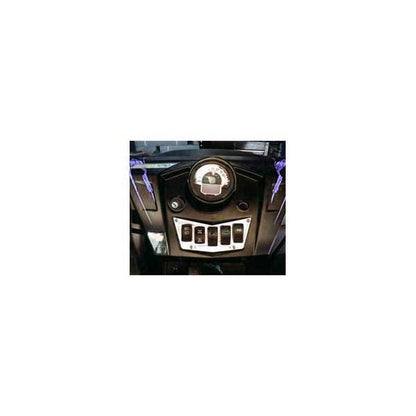 5 Switch Dash Panel Silver