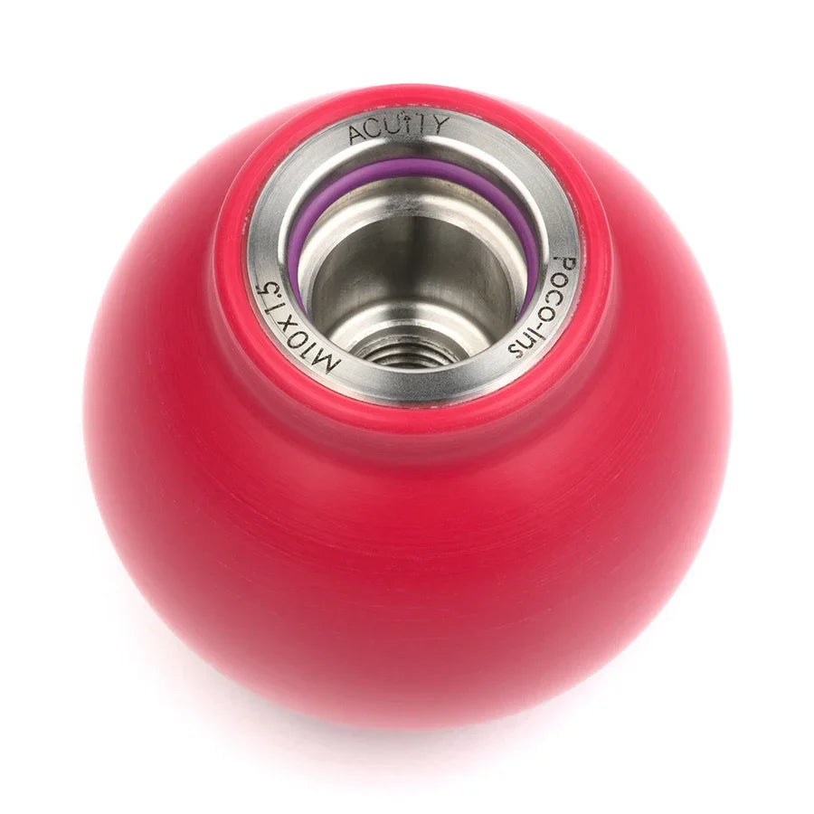 ACUITY Instruments POCO Insulated Low-Profile Shift Knob in Red (M10X1.5)